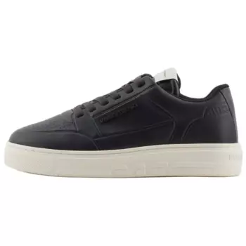 Кроссовки EMPORIO ARMANI Skateboarding Shoes Women's Low-top Black, черный