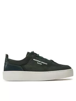 Кроссовки Emporio Armani, зеленый