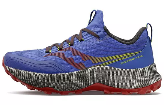 Кроссовки Endorphin для бега мужские с низким верхом, синие/черные/красные Saucony