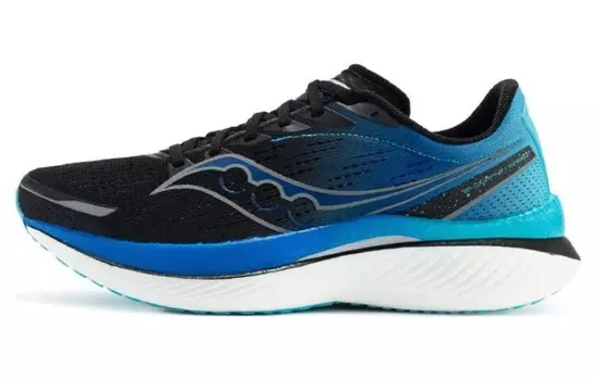 Кроссовки Endorphin для бега мужские с низким верхом, черные/синие Saucony