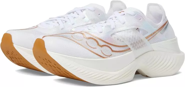 Кроссовки Endorphin Elite Saucony, цвет White/Gold