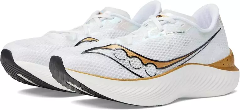 Кроссовки Endorphin Pro 3 Saucony, цвет White/Gold