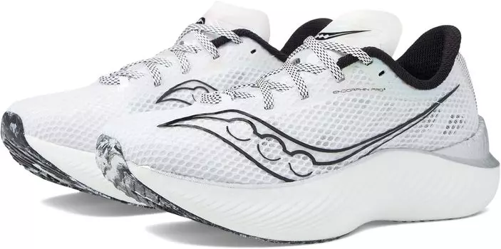Кроссовки Endorphin Pro 3 Saucony, цвет White/Black