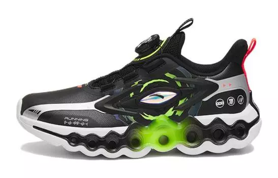 Кроссовки Energy Ring 8.0 Kids GS Low-top Black/Silver/Green Anta Kids