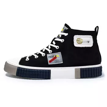 Кроссовки ENRICO COVERI Lifestyle Shoes Men Mid-top, черный