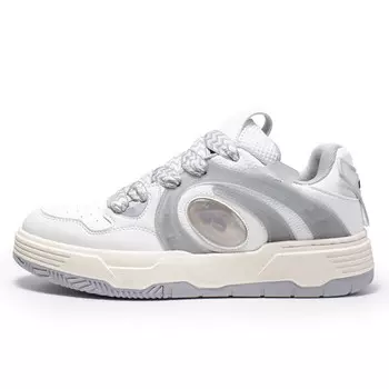 Кроссовки ENRICO COVERI Skateboarding Shoes Unisex Low-top, белый/серый