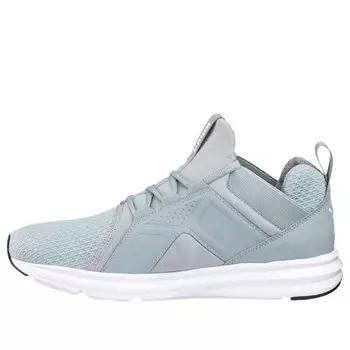 Кроссовки enzo running shoes grey Puma, серый