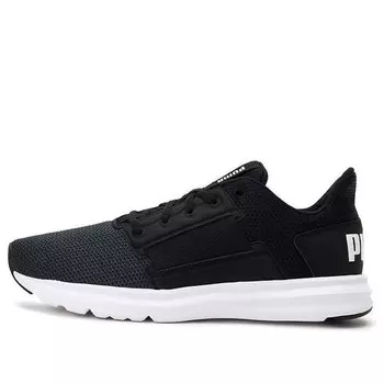 Кроссовки enzo street black/white Puma, черный
