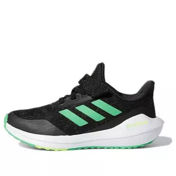 Кроссовки eq21 run j 'black signal green' Adidas, мультиколор