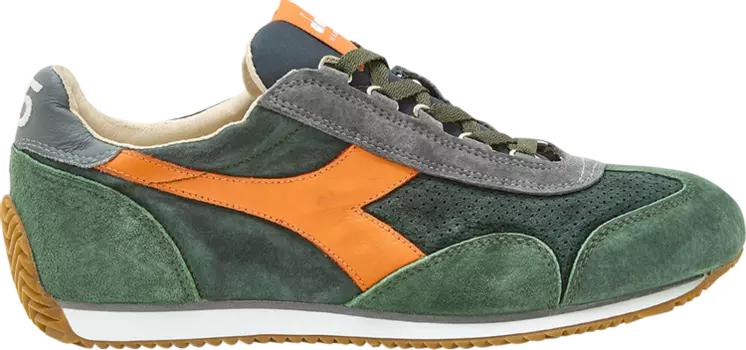 Кроссовки Equipe Suede SW Green Night Orange, зеленый