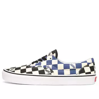 Кроссовки era 'big check - black navy' Vans, синий