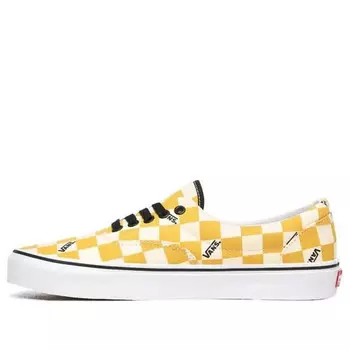 Кроссовки era 'big check yolk yellow' Vans, желтый