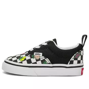 Кроссовки era fruit checkerboard 'black white' Vans, черный