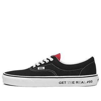 Кроссовки era get the real 'black red' Vans, черный