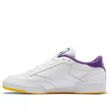 Кроссовки eric emanuel x club c 85 'regal purple' Reebok, белый
