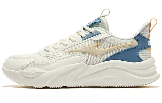 Кроссовки ERKE 2.0 Lifestyle Shoes Men Low-top Microcrystalline White/mineral Blue, белый