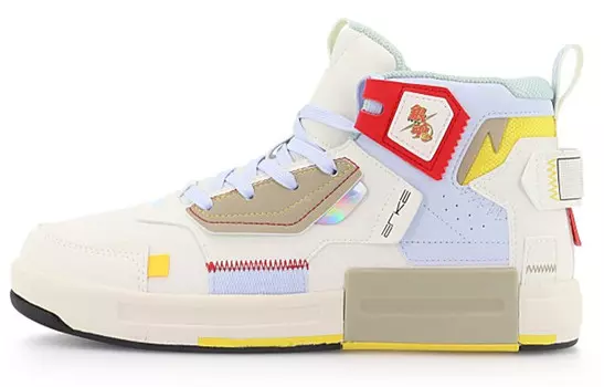 Кроссовки Erke, белые/королевские синие