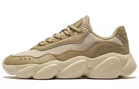 Кроссовки ERKE Chunky Sneakers Men Low-top Brown, коричневый