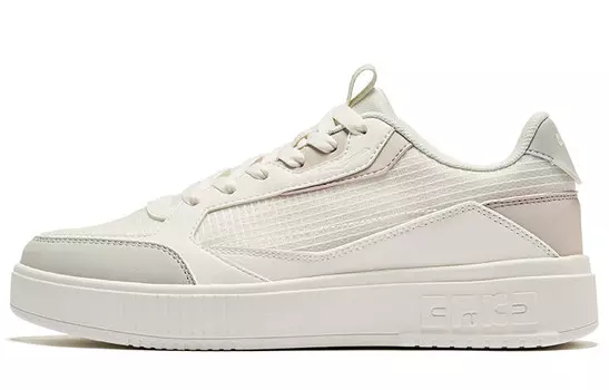 Кроссовки ERKE Half Summer 2.0 Skateboarding Shoes Women's Low-top Microcrystalline White White Dewy Gray, белый