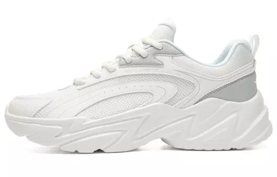 Кроссовки ERKE Lifestyle Shoes Men Low-top Gray, белый/серый