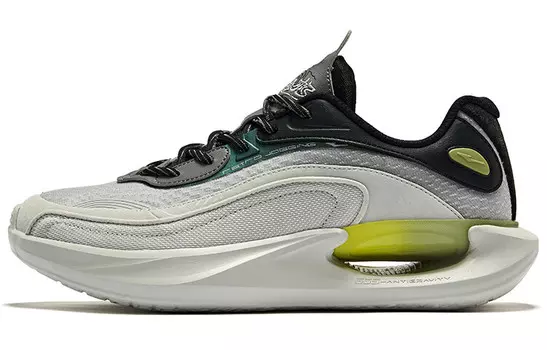 Кроссовки ERKE Lifestyle Shoes Men Low-top Grey/Black, серый/черный