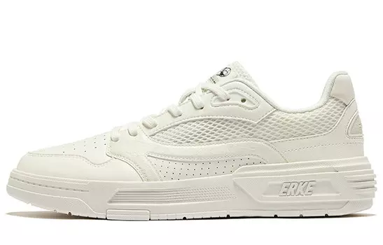 Кроссовки ERKE Skateboarding Shoes Men Low-top White, белый