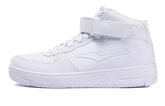 Кроссовки ERKE Skateboarding Shoes Men Mid-top White, белый