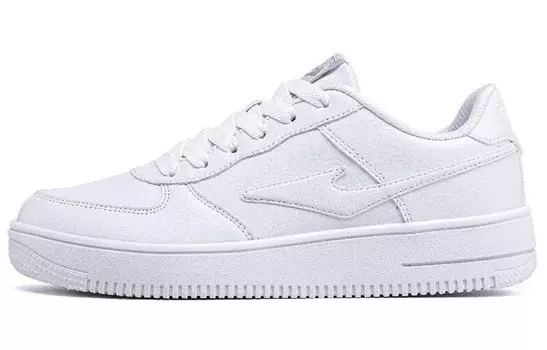 Кроссовки ERKE Skateboarding Shoes Women's Low-top White, белый