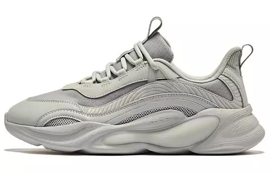 Кроссовки ERKE Wei Yang Lifestyle Shoes Men Low-top Mist Gray, серый