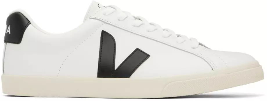 Кроссовки Esplar Logo белого и черного цвета VEJA