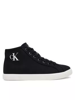 Кроссовки Ess Vulc Mid Cv Mg Wn Yw0Yw01761 Calvin Klein Jeans, черный
