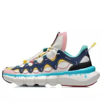 Кроссовки essence 2.3 lite 'paint drip - white prussian blue' Li-Ning, белый