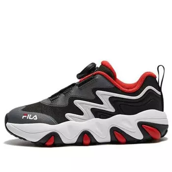 Кроссовки essential casual sneakers 'black grey red' Fila, черный