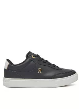 Кроссовки Essential Chic Court Sneaker FW0FW08322 Tommy Hilfiger, черный