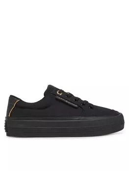 Кроссовки Essential Vulc Textile Sneaker FW0FW08323 Tommy Hilfiger, черный