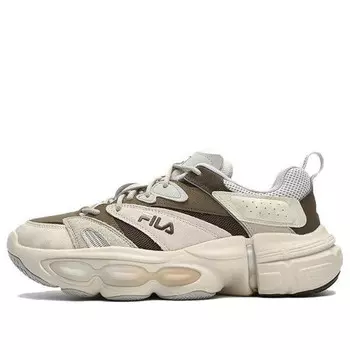 Кроссовки et retro low shoes 'cream white brown' Fila, белый
