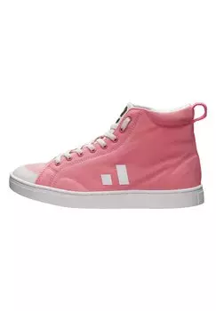 Кроссовки ethletic Canvas Active Hi Cut, цвет Strawberry Pink | Just White