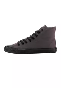Кроссовки ethletic Canvas Black Cap Hi Cut, оловянно-серый | угольно-черный