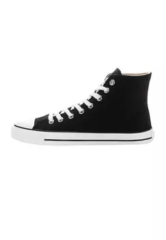 Кроссовки ethletic Canvas White Cap Hi Cut, цвет jet black | just white