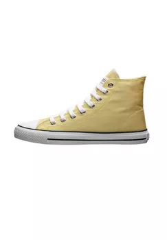 Кроссовки ethletic Canvas White Cap Hi Cut, цвет Watersign Yellow | Just White