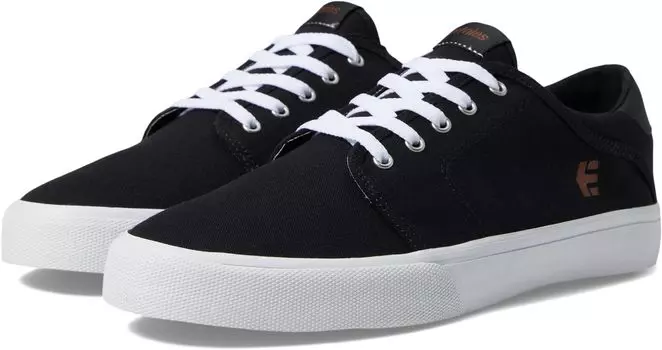Кроссовки etnies Barge Slim, цвет Black/White/Silver