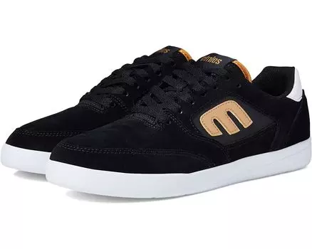 Кроссовки etnies Veer, цвет (AG) Black/Gold/White