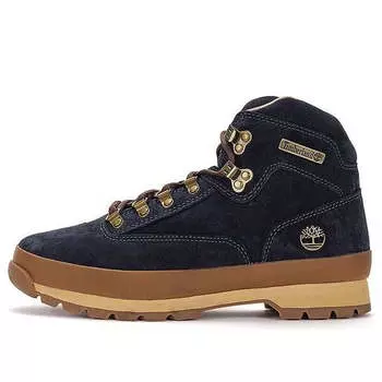 Кроссовки euro hiker mid lace up boots 'dark blue' Timberland, синий