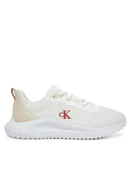 Кроссовки Eva Runner L-Up Mix Mesh Logo Ck YW0YW01851 Calvin Klein Jeans, белый