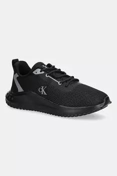 Кроссовки EVA Runner L-Up Mix Mesh Logo CK Calvin Klein Jeans, черный
