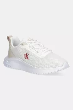 Кроссовки EVA Runner L-Up Mix Mesh Logo CK Calvin Klein Jeans, белый