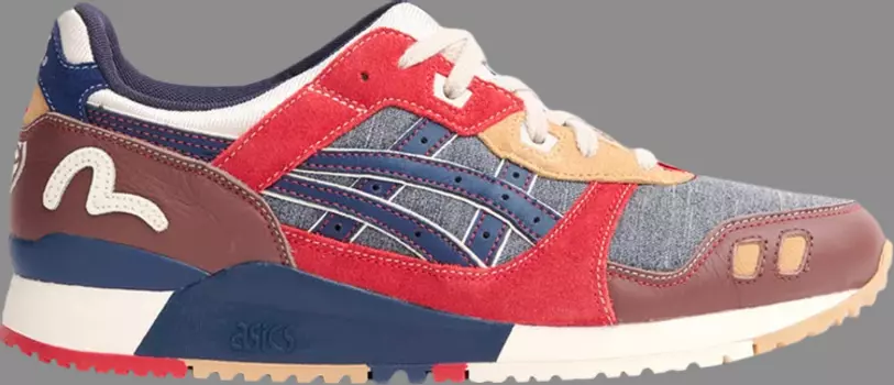 Кроссовки evisu x gel lyte 3 'indigo' Asics, коричневый