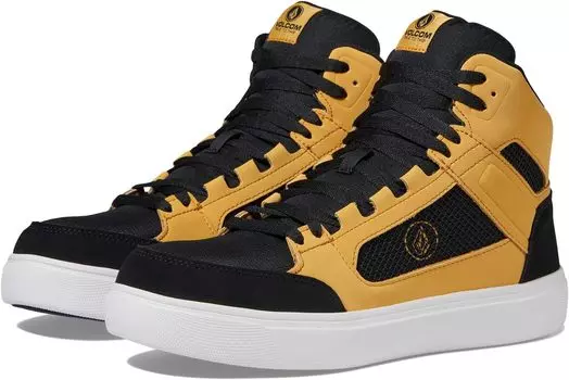 Кроссовки Evolve High Top SD Comp Toe Volcom, цвет Black/Yellow