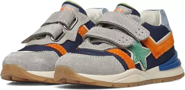 Кроссовки Evon VL Naturino, цвет Grey/Navy/Orange