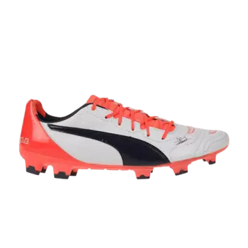 Кроссовки evoPower 1.2 Leather FG 'White Lava Blast', белый